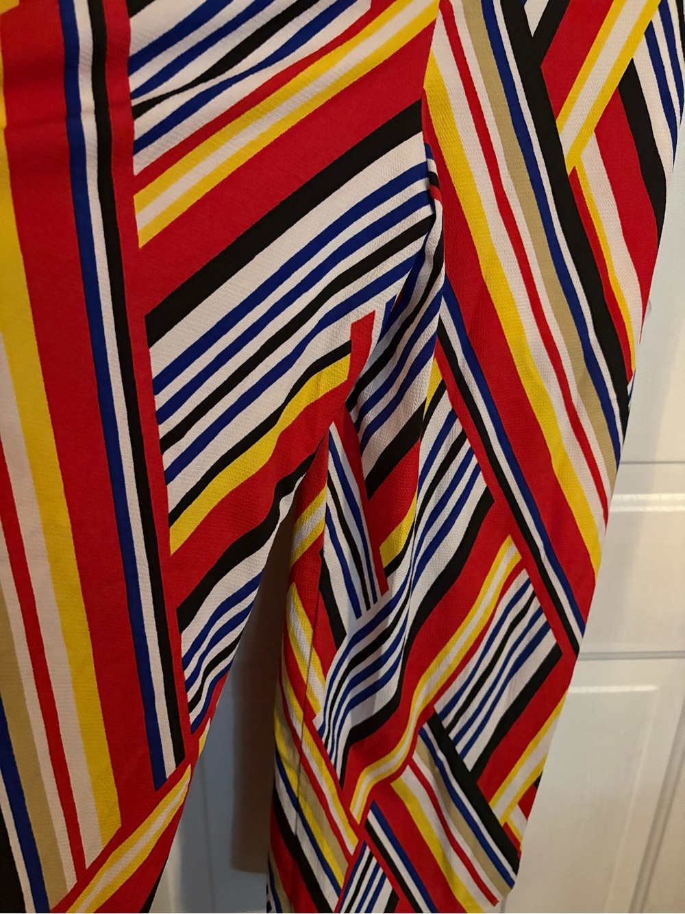 Ashley Stewart Striped Multicolor Jumper with Tie Waist - Picture 11 of 11